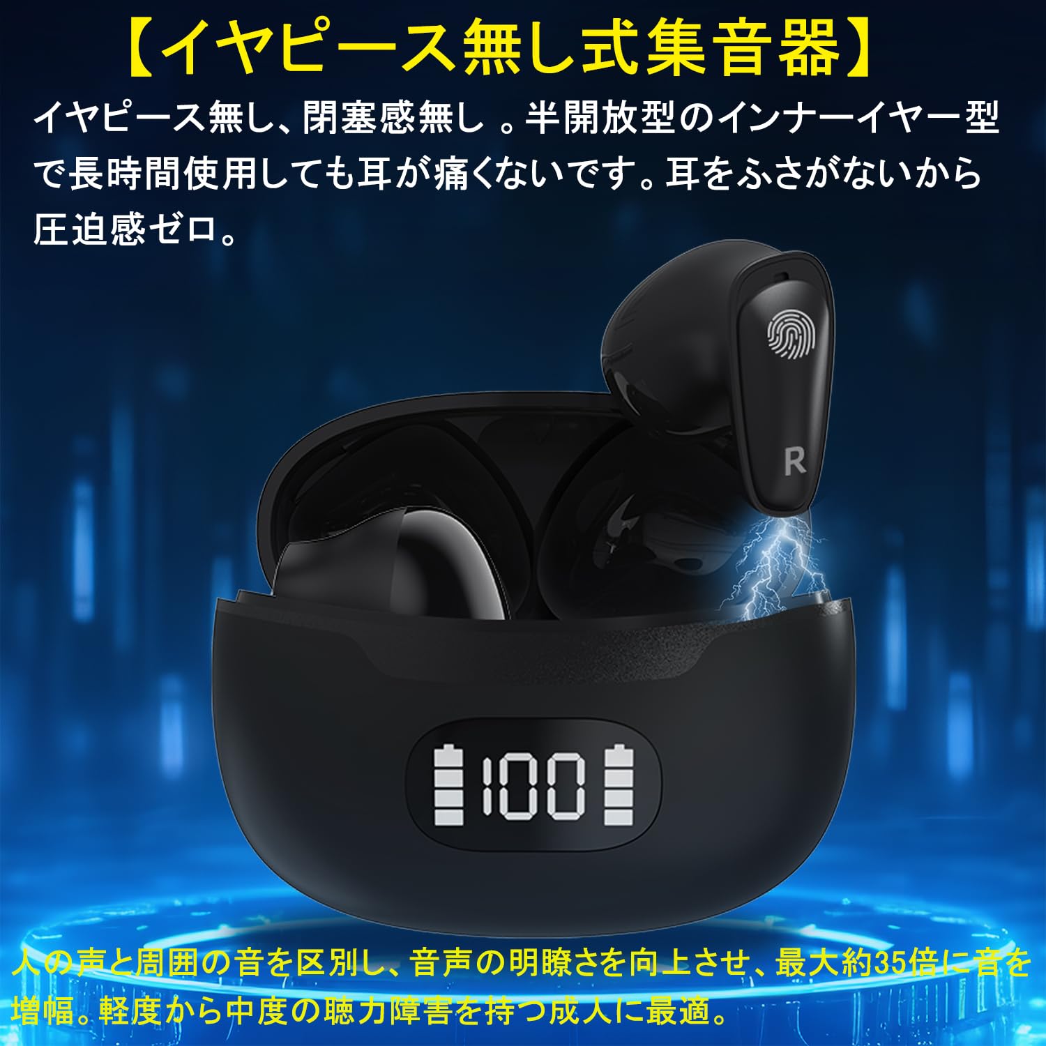 Amazon.co.jp: 集音器 高齢者集音器 空気伝導 しゅうおんき イヤピース